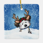 Havanese rendierkeramisch Ornament (Voorkant)