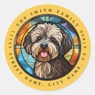 Havanese ronde Stickers