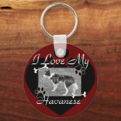 Havanese Sleutelhanger (Voorkant)