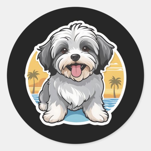 Havanese Sticker (Voorkant)