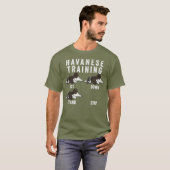 Havanese Training Dog T-shirt (Voorkant volledig)