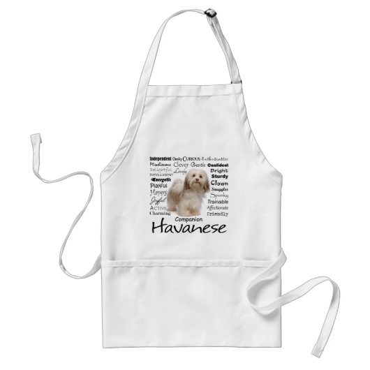 Havanese Traits Apron Standaard Schort (Voorkant)