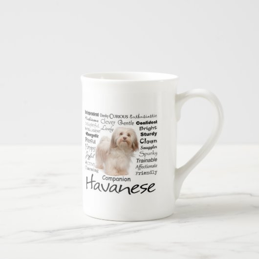 Havanese Traits Bone China Mok (Rechts)