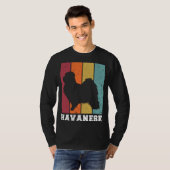 Havanese Vintage  2 T-shirt (Voorkant volledig)