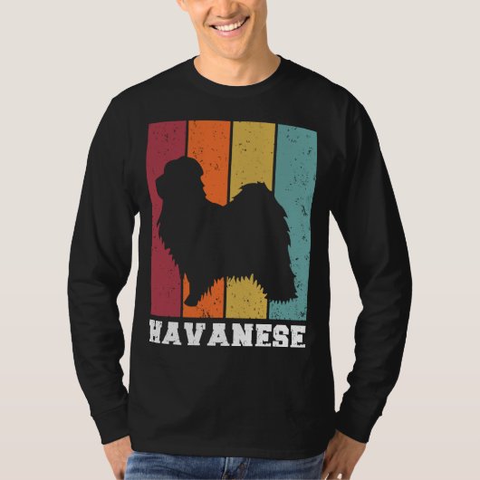 Havanese Vintage  2 T-shirt (Voorkant)