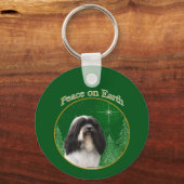Havanese Vrede Sleutelhanger (Voorkant)
