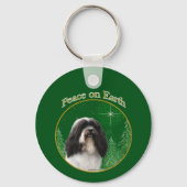Havanese Vrede Sleutelhanger (Achterkant)