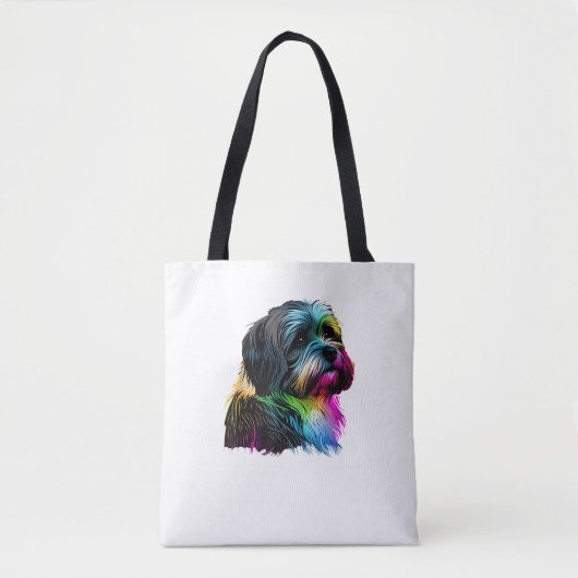 Havanezer Dog Pop Art Design Havanezer Lovers Draagtas (Voorkant)