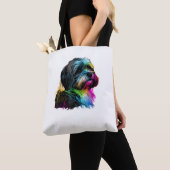 Havanezer Dog Pop Art Design Havanezer Lovers Draagtas (Dichtbij)