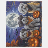 Havanezer Halloween Spooky Fleece Deken (Voorkant)