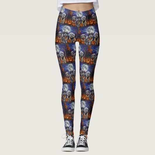 Havanezer Halloween Spooky Leggings (Voorkant)