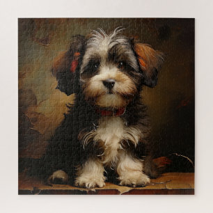 Havanezer hond Puppy Realisme Vierkant Portret Legpuzzel