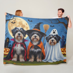 Havanezer Honden Pompoen Halloween Grappig Fleece Deken