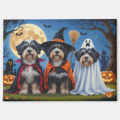 Havanezer Honden Pompoen Halloween Grappig Magneet (Voorkant)