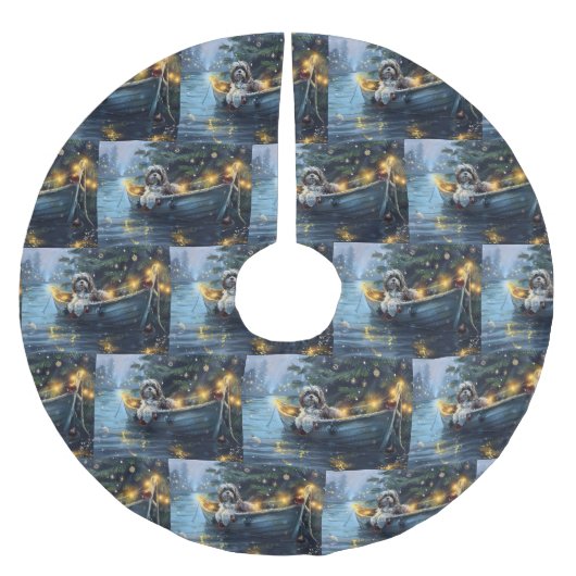 Havanezer Kerstfeest reis Kerstboom Rok (Voorkant)