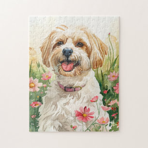 Havanezer puzzel – Waterverf Dog Jigsaw