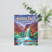 Havasu Falls VS Briefkaart (Staand voorkant)