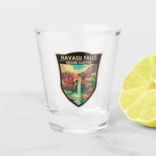 Havasu Herfsten Grand Canyon Travel Art Vintage Shot Glas