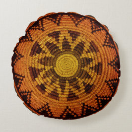 Havasupai Indian Basket Rond Kussen