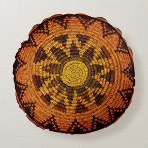 Havasupai Indian Basket Rond Kussen