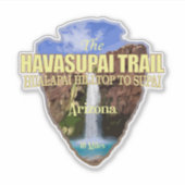 Havasupai Trail (pijlpunt) Sticker (Voorkant)
