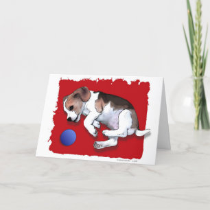 'Have a Ball' - Speelse Puppy Kaart