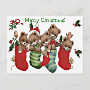 Have a Beary Merry Christmas! - Briefkaart voor on