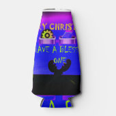 Have a Blessed Merry Christmas - Een feestelijke d Flesjeskoeler (Voorkant)