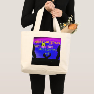 Have a Blessed Merry Christmas - Een feestelijke d Grote Tote Bag