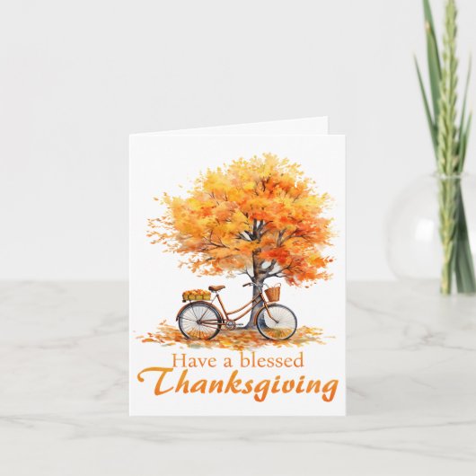 Have a Blessed Thanksgiving Greeting Card Bedankkaart (Voorkant)