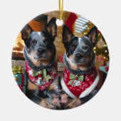 Have a Blue Heeler Christmas! Keramisch Ornament (Voorkant)