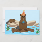 “Have a Dam Fine Birthday” Flat Greeting Card (Voorkant)