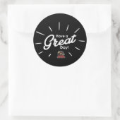 Have A Great Day Sticker (Black) (Sac)