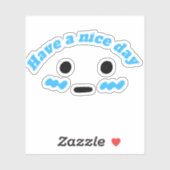 Have a Nice Day Cute Sticker (Feuille)