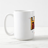 "Have a Nice Day" Retro Colorful Coffee Mug  (Gauche)
