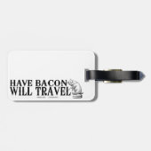 Have Bacon Will Travel Bagagelabel (Achterkant horizontaal)