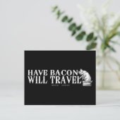 Have Bacon Will Travel Briefkaart (Staand voorkant)