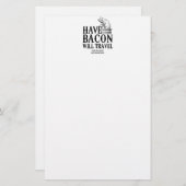 Have Bacon Will Travel Briefpapier (Voorkant / Achterkant)
