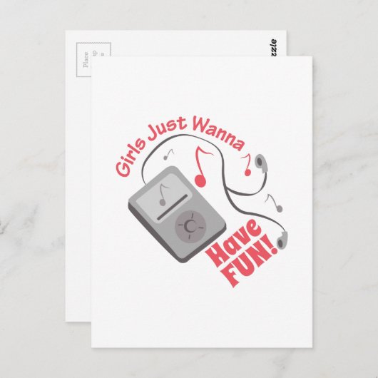 have Fun Briefkaart (Voorkant / Achterkant)