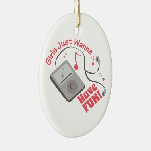 have Fun Keramisch Ornament (Rechts)