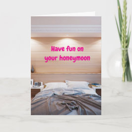Have fun on your honeymoon. kaart