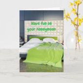 Have fun on your honeymoon. kaart (Gele Bloem)