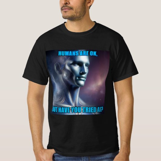 Have you Tried AI - Men's Black T-Shirt (Devant)