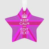 Have Your Keep Calm Text on Pink Union Jack (devant)