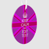 Have Your Keep Calm Text on Pink Union Jack (devant)