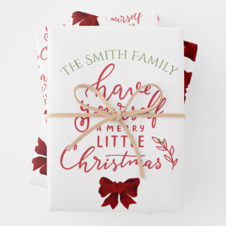 Have Yourself a Merry Little Christmas Holiday  Inpakpapier Vel