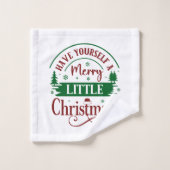Have Yourself A Merry Little Christmas White (Gant de toilette)
