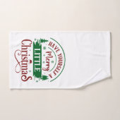 Have Yourself A Merry Little Christmas White (Serviette à main)