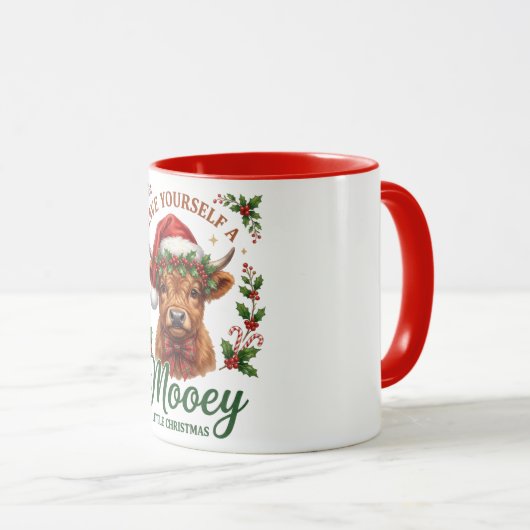 Have Yourself A Mooey Little Christmas  Mok (Voorkant rechts)