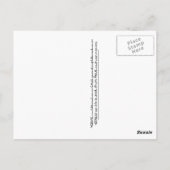 Havel arrive en Amérique Carte postale (Dos)